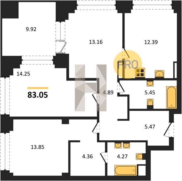Планировка квартиры 23050