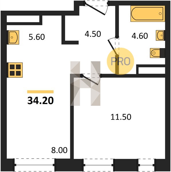 Планировка квартиры 23086