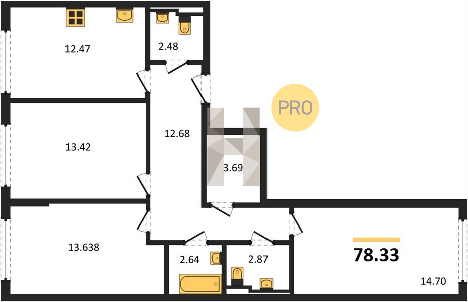 Планировка квартиры 23098