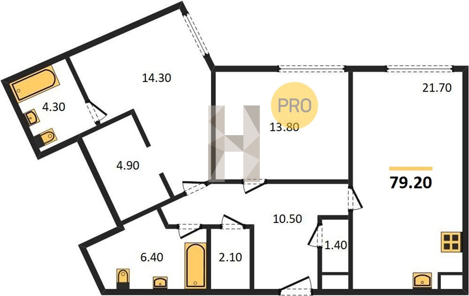 Планировка квартиры 2320