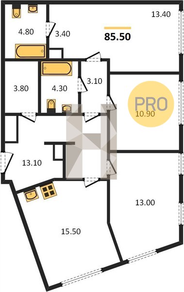 Планировка квартиры 2324