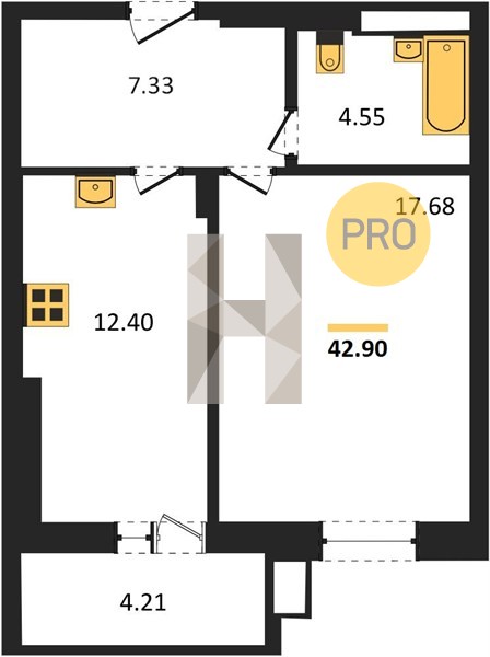 Планировка квартиры 2345