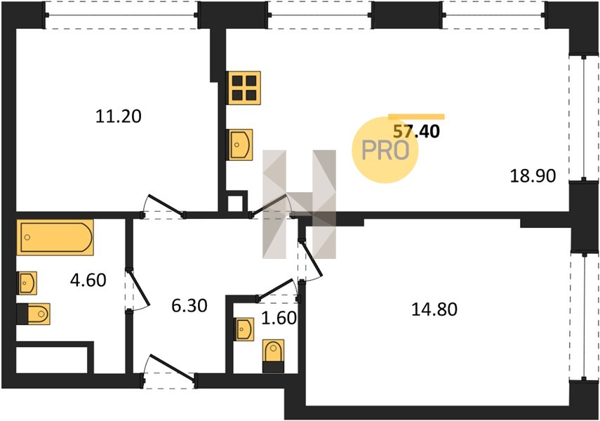 Планировка квартиры 23828