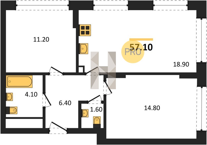 Планировка квартиры 23856