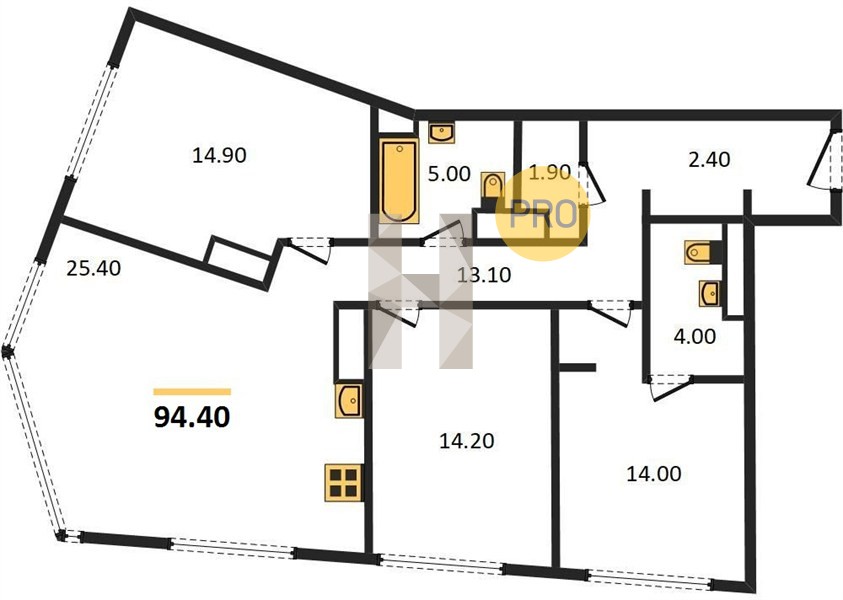 Планировка квартиры 2397
