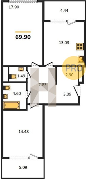 Планировка квартиры 242
