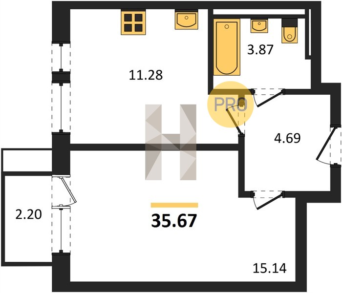 Планировка квартиры 24223