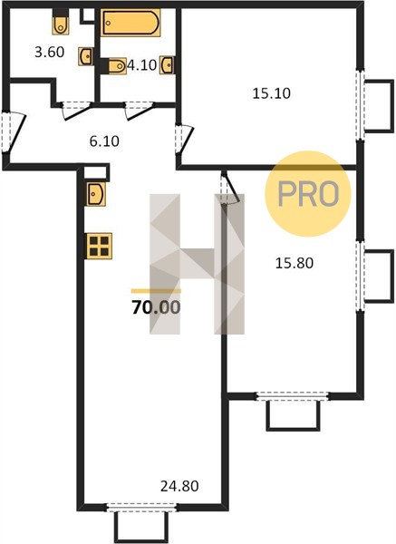Планировка квартиры 24349