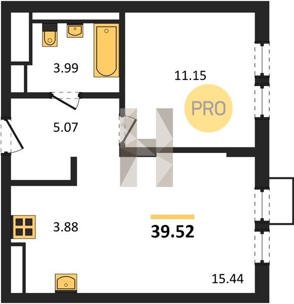 Планировка квартиры 24421