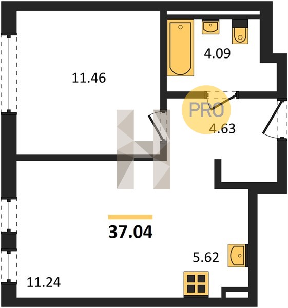 Планировка квартиры 24612