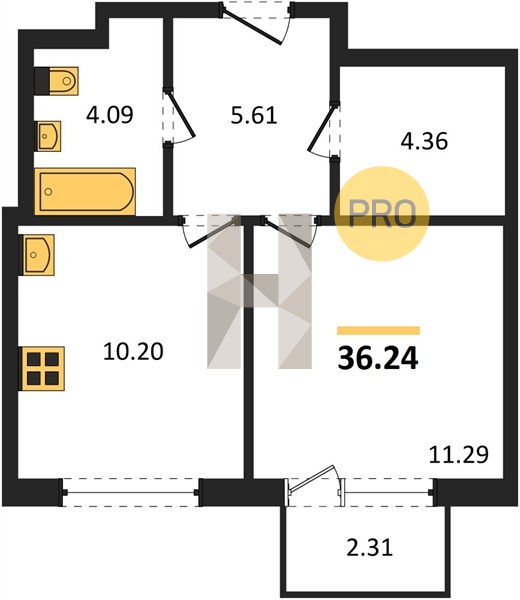 Планировка квартиры 24680