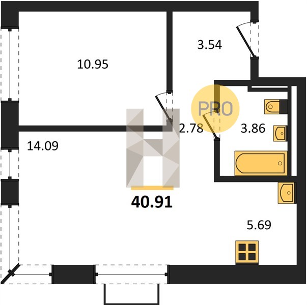 Планировка квартиры 24975