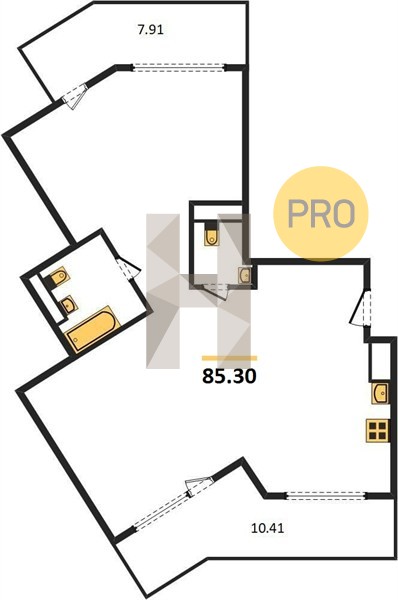 Планировка квартиры 250