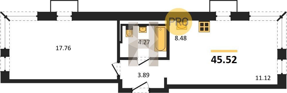 Планировка квартиры 25020
