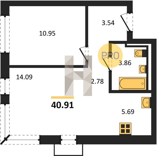 Планировка квартиры 25066