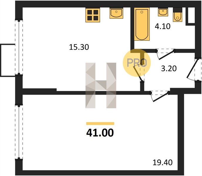 Планировка квартиры 25224