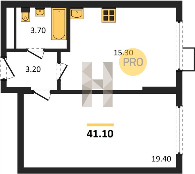 Планировка квартиры 25260
