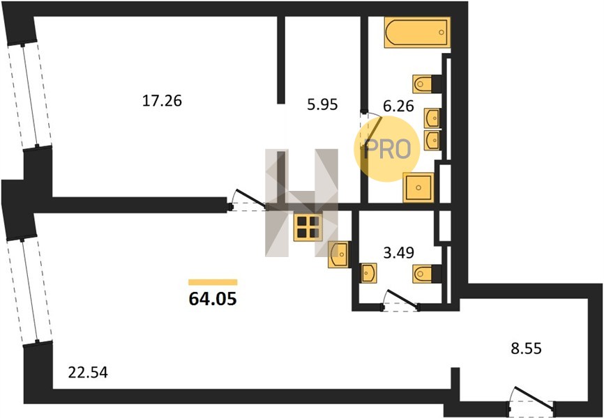 Планировка квартиры 25605