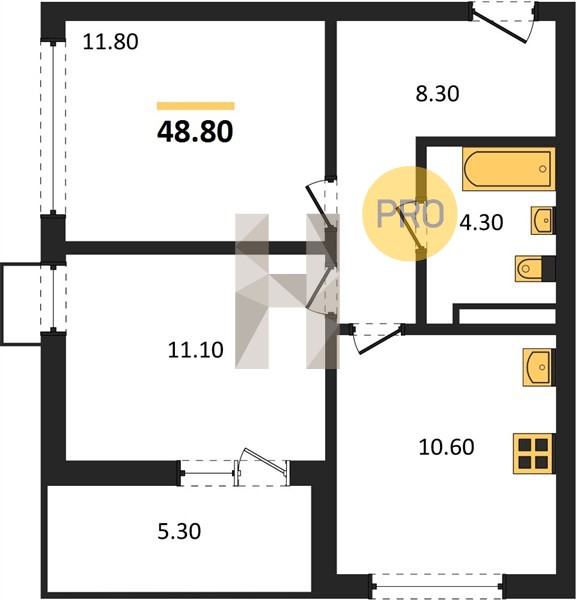 Планировка квартиры 25775