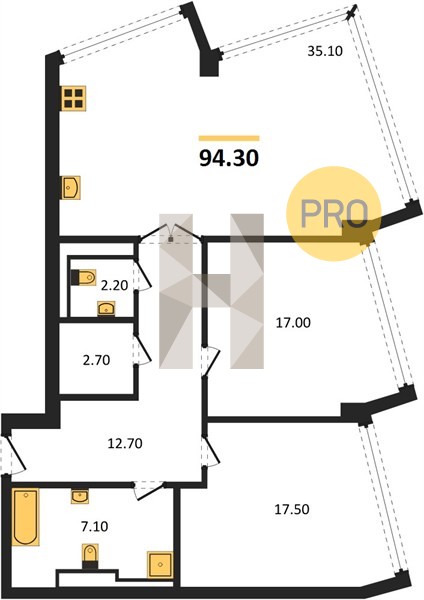 Планировка квартиры 2609