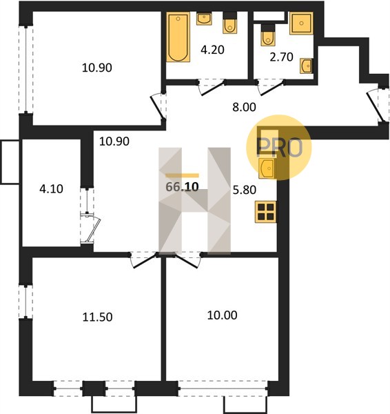 Планировка квартиры 26221