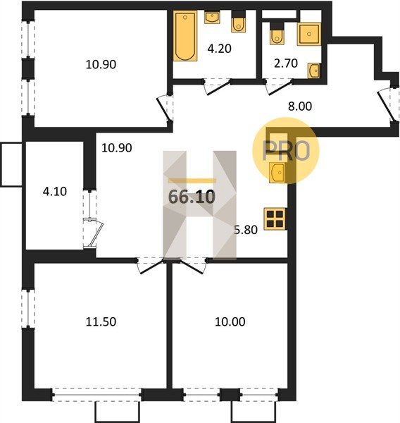 Планировка квартиры 26237