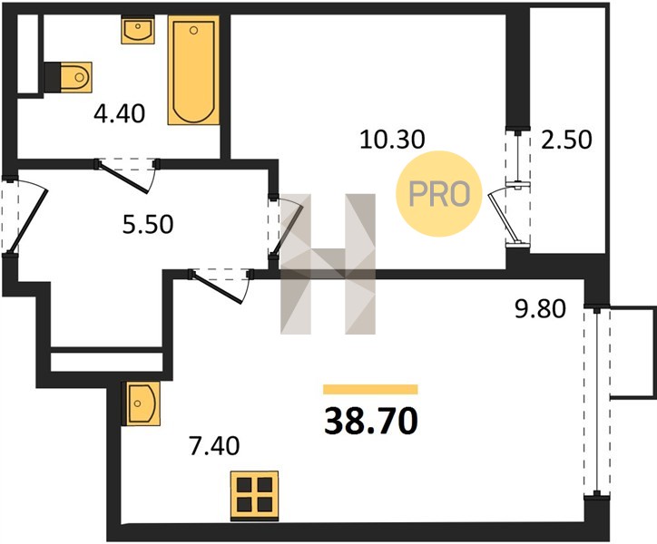 Планировка квартиры 26266