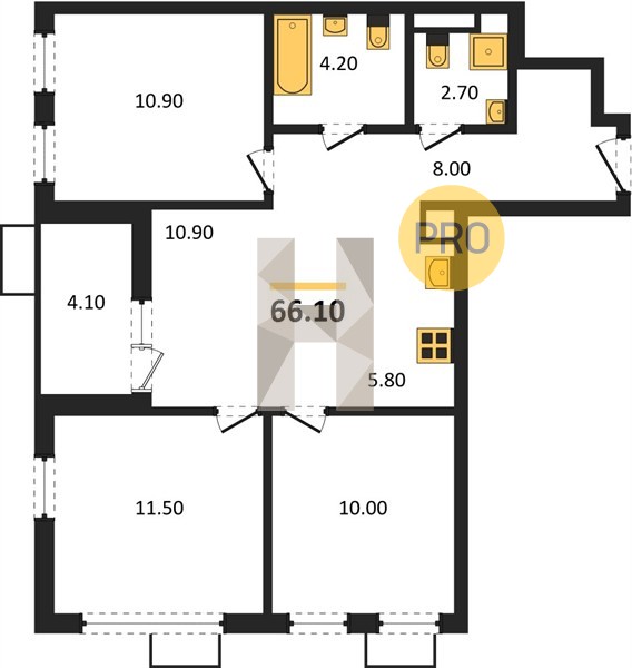 Планировка квартиры 26323