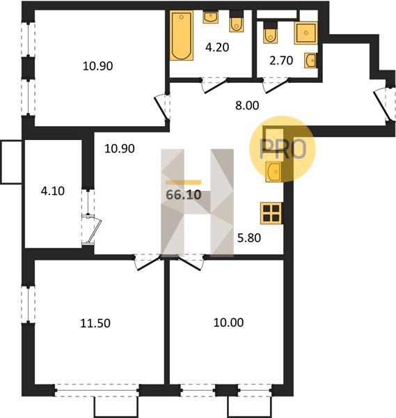 Планировка квартиры 26328