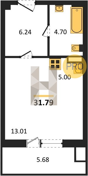 Планировка квартиры 2672