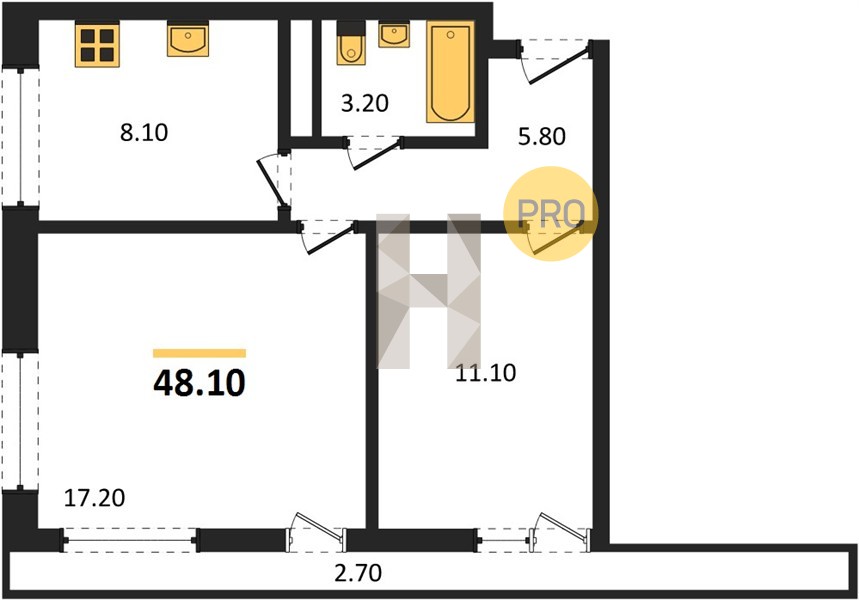 Планировка квартиры 26743