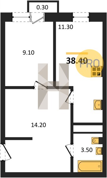Планировка квартиры 26794