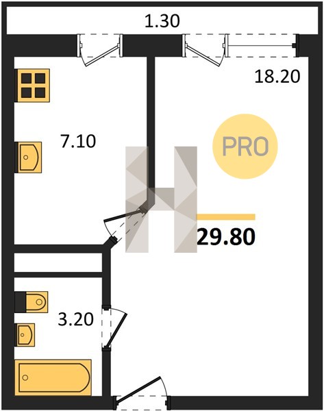 Планировка квартиры 26830