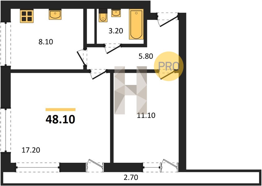 Планировка квартиры 26838