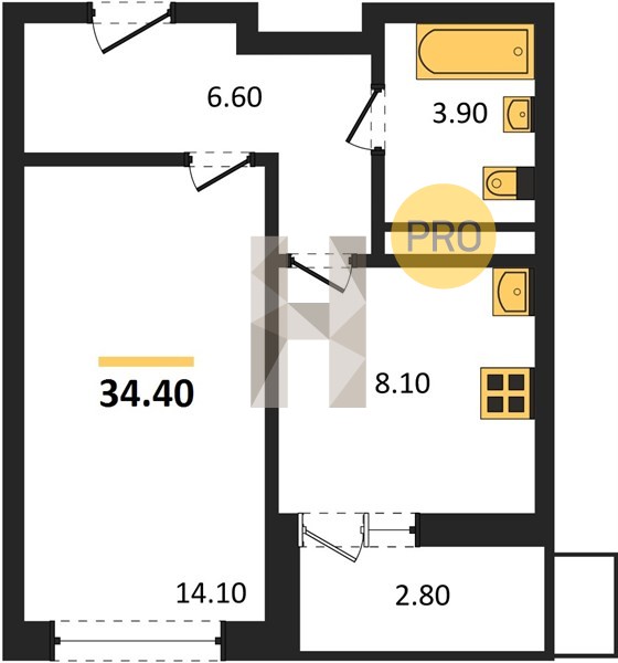 Планировка квартиры 27054