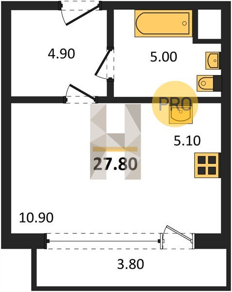 Планировка квартиры 27258