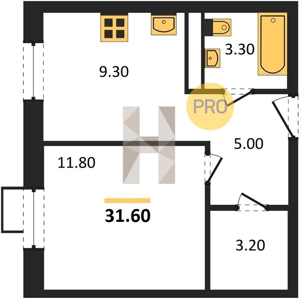 Планировка квартиры 2744