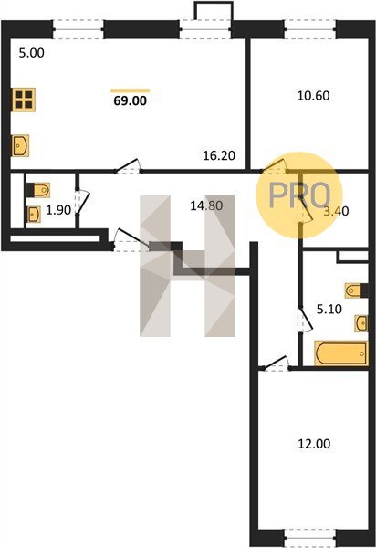 Планировка квартиры 2773