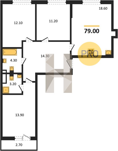 Планировка квартиры 27802