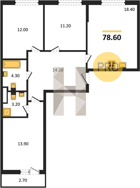 Планировка квартиры 27814
