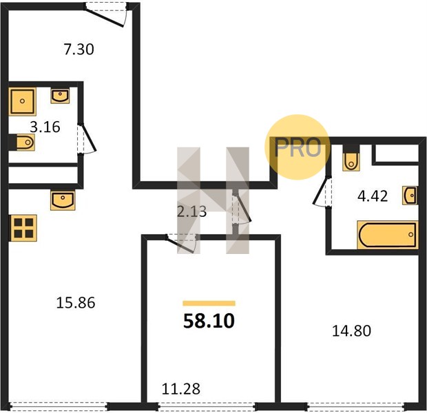 Планировка квартиры 2783