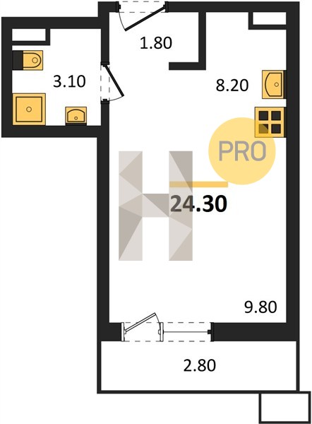 Планировка квартиры 27860