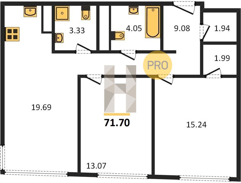 Планировка квартиры 2799