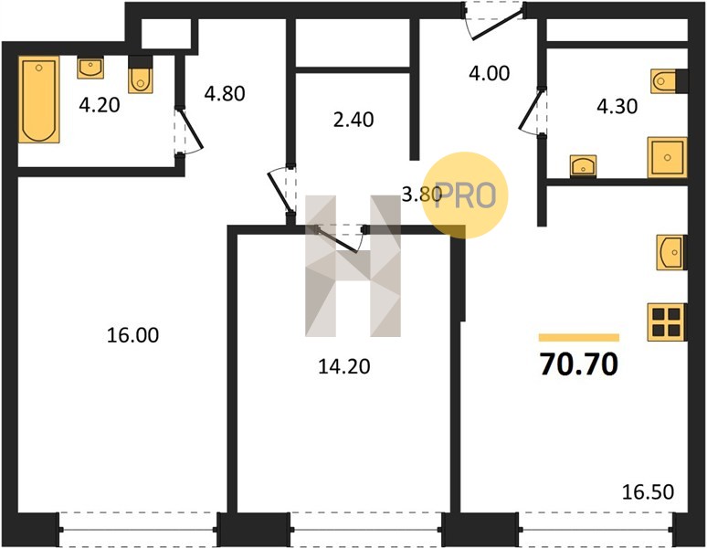 Планировка квартиры 28006
