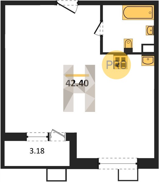 Планировка квартиры 2805