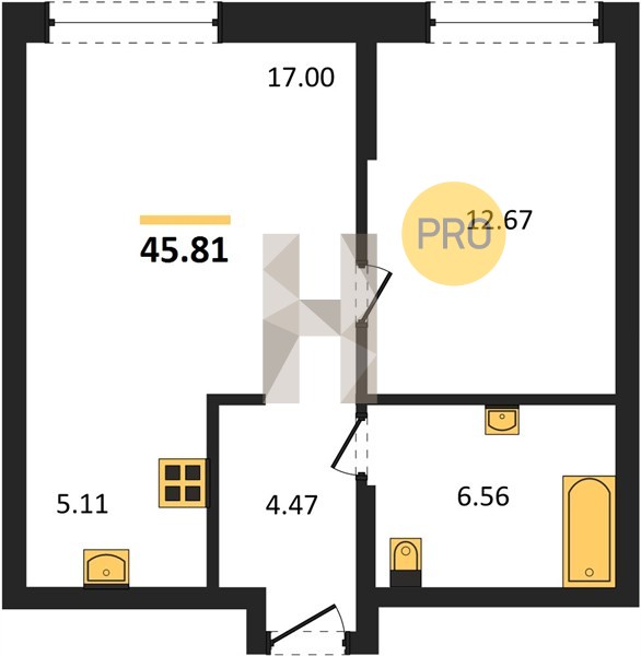 Планировка квартиры 28203