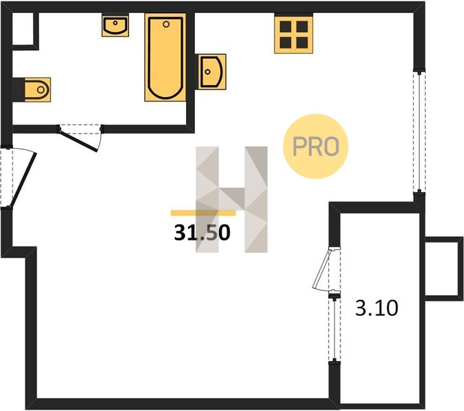 Планировка квартиры 2851