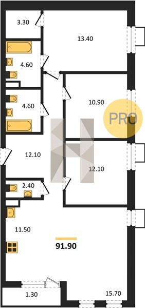 Планировка квартиры 28725