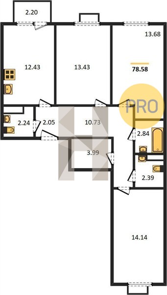 Планировка квартиры 2893