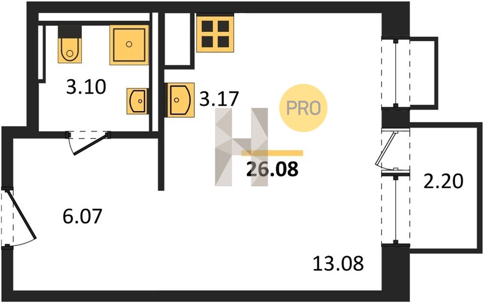Планировка квартиры 2904